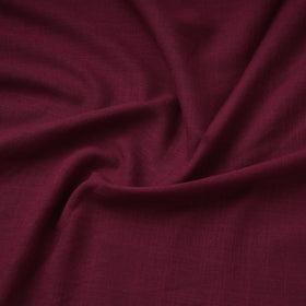 Purple Prewashed Slub Cotton Plain Fabric