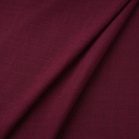 Purple Prewashed Slub Cotton Plain Fabric