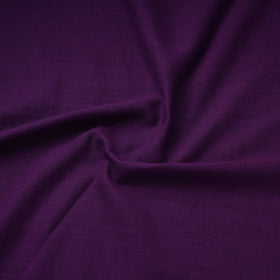 Purple - prewashed slub cotton plain fabric 12 - handcrafted