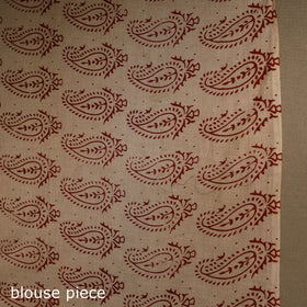 Purple - printed cotton nellore kalamkari saree 10