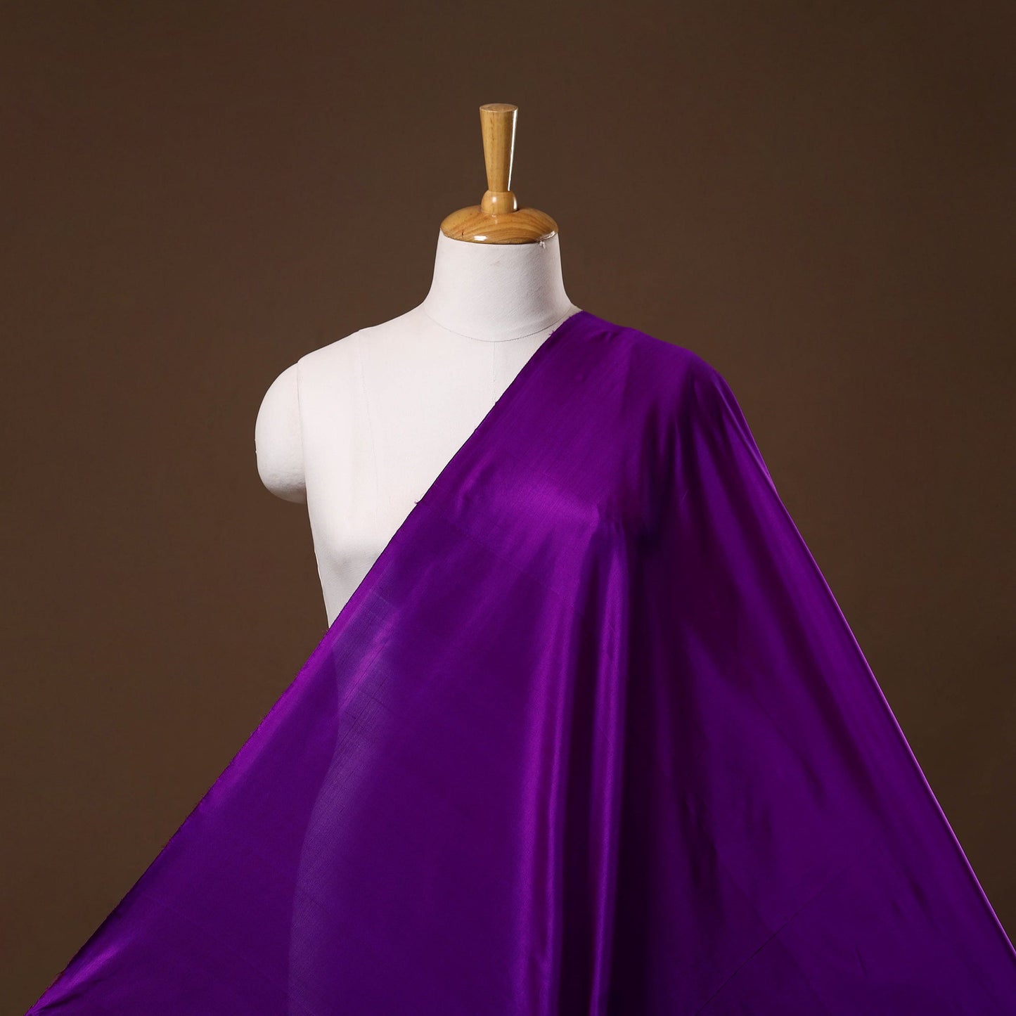 Pure bangalore silk natural dyed plain fabric 16