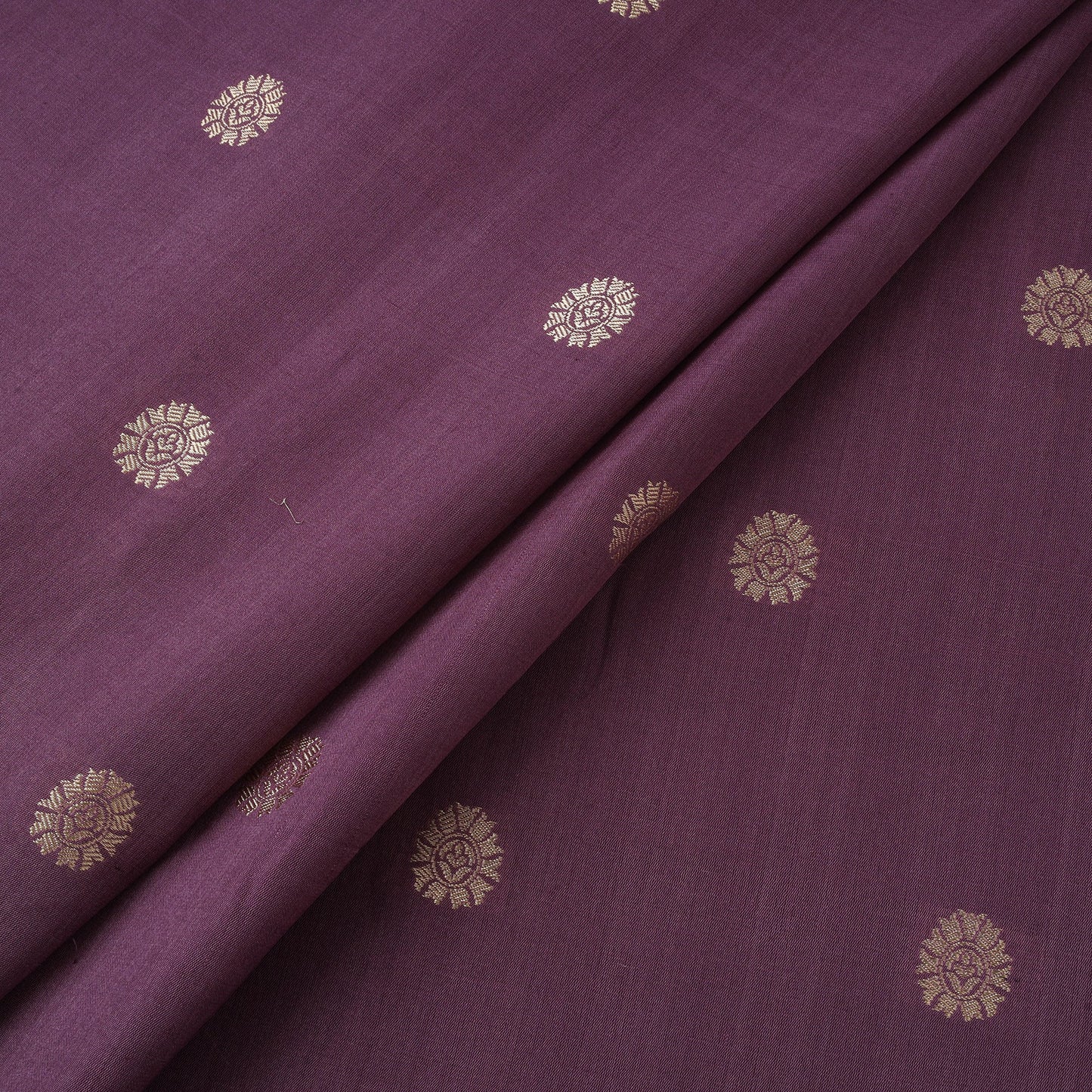 Pure handwoven silk cotton brocade banarasi fabric 02
