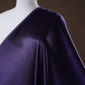 Purple - pure mashru silk plain fabric (width - 46 in) 09