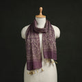 Pure mul cotton kutch hand block batik print stole
