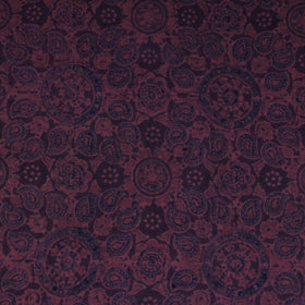 Pure wool handloom natural dyed ajrak fabric 13