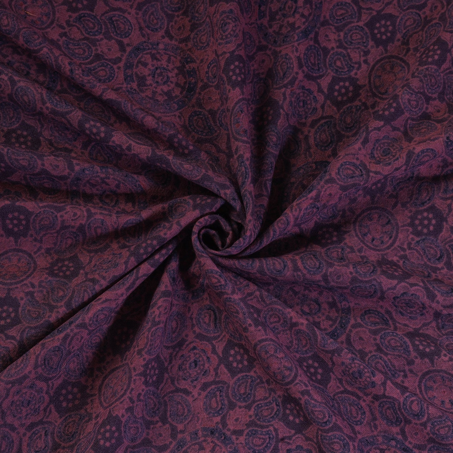 Pure wool handloom natural dyed ajrak fabric 13