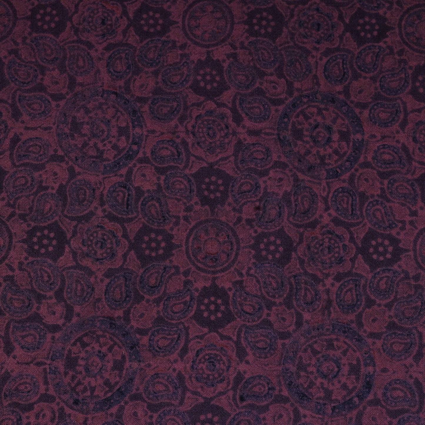 Pure wool handloom natural dyed ajrak fabric 13