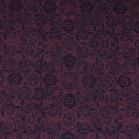 Pure wool handloom natural dyed ajrak fabric 13