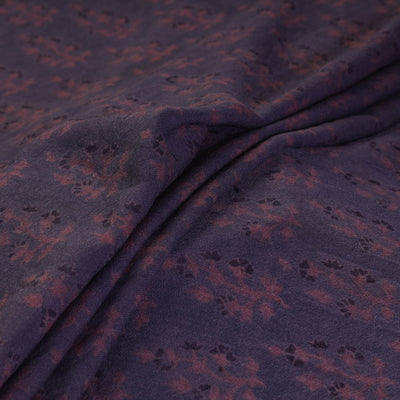 Pure wool handloom natural dyed ajrak fabric 14