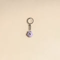 Purple - quirklets handpainted clay owl keychain 12