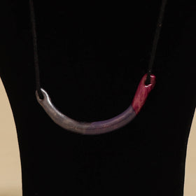 Quirklets handpainted clay pendant necklace 20 - handcrafted