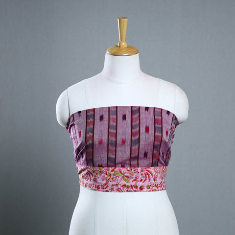 Buy Rangoli Cotton Sambalpuri Ikat Blouse Material Online