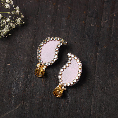Buy Ridhima Stone Work Fabart Earrings