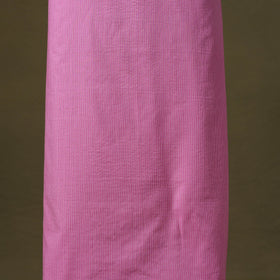 Purple Running Stitch Plain Cotton Unstitched Kurta Material