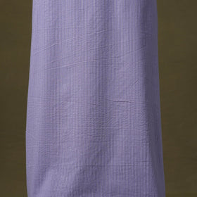 Purple Running Stitch Plain Cotton Unstitched Kurta Material