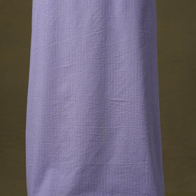 Purple Running Stitch Plain Cotton Unstitched Kurta Material