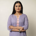 Buy iTokri Casuals - Running Stitch Pure Cotton Long Kurta 44 Online at iTokri.com