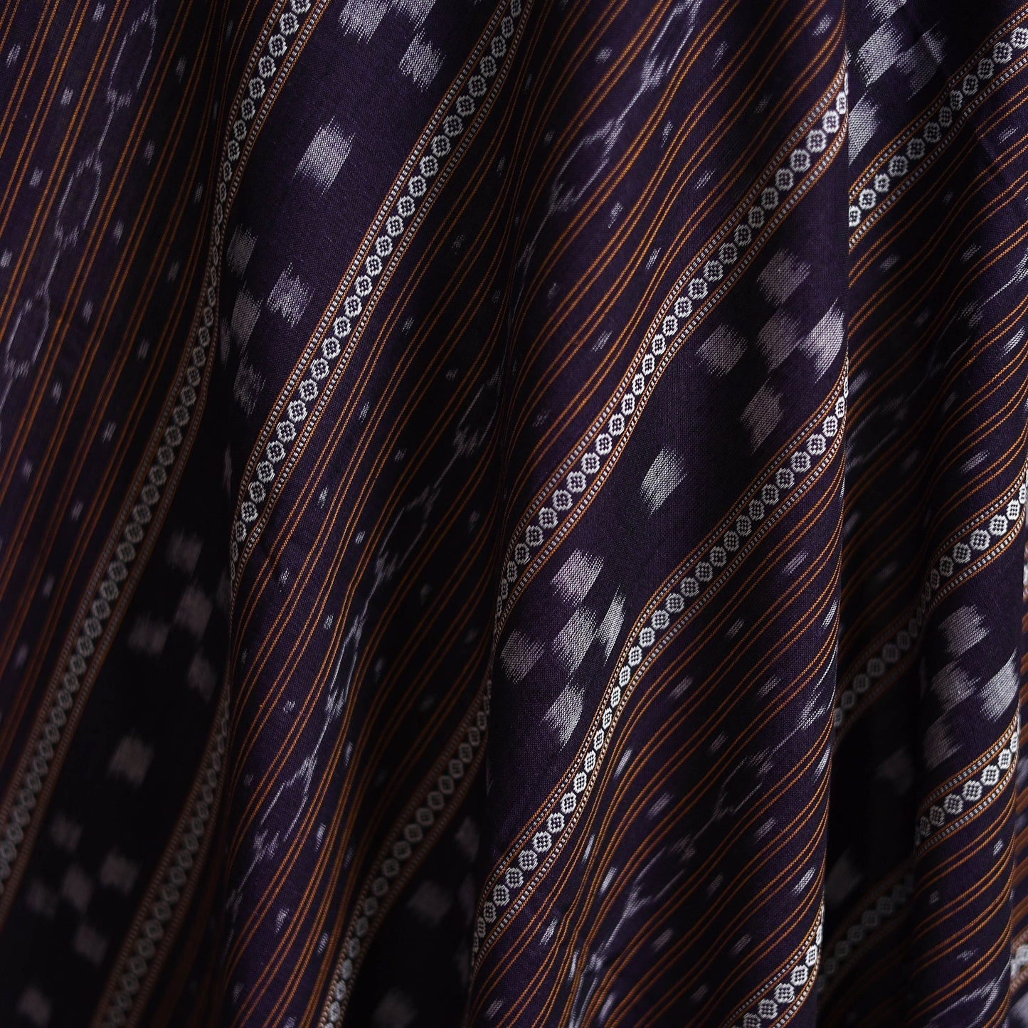 Sambalpuri ikat cotton fabric 05 - handcrafted
