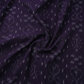 Purple Sambalpuri Ikat Cotton Fabric