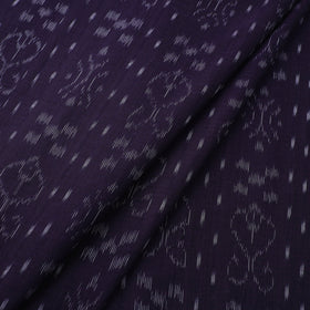 Purple Sambalpuri Ikat Cotton Fabric