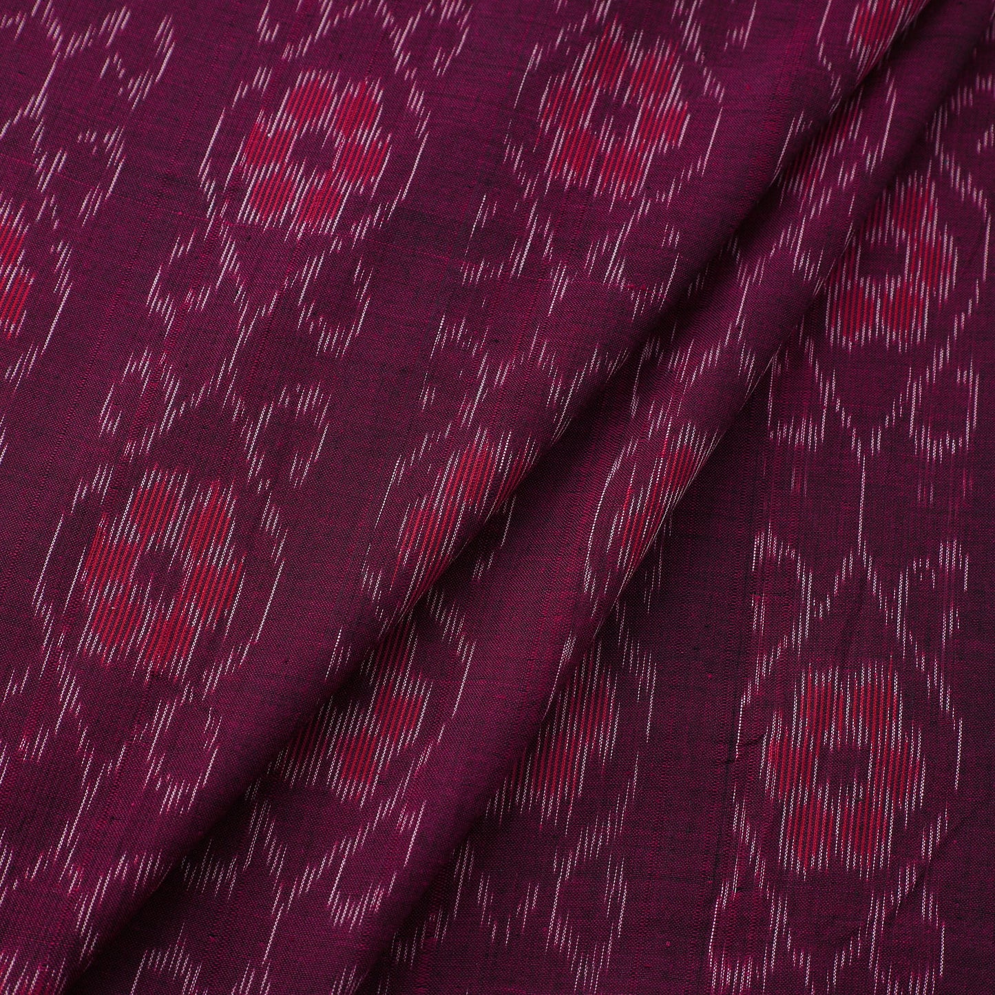 PurpleSambalpuri Ikat Cotton Fabric