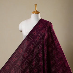 PurpleSambalpuri Ikat Cotton Fabric