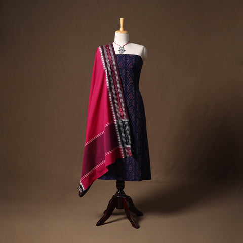 Sambalpuri ikat handloom cotton 2pc unstitched dress