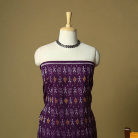 Sambalpuri ikat handloom cotton 3pc unstitched dress