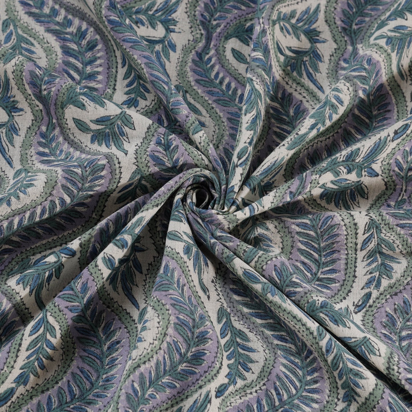 Sanganeri handloom pure wool fabric 01 - handcrafted