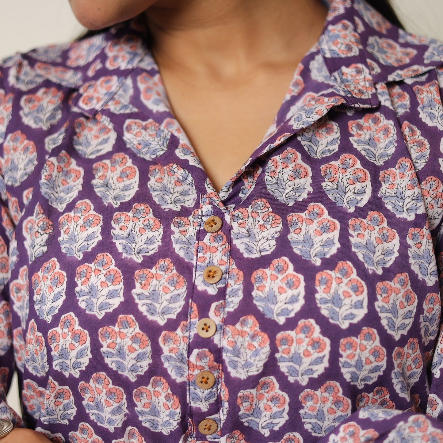  Sanganeri Block Printed Cotton Co-Ord Set 02 Online at iTokri.com