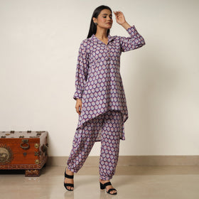  Sanganeri Block Printed Cotton Co-Ord Set 02 Online at iTokri.com