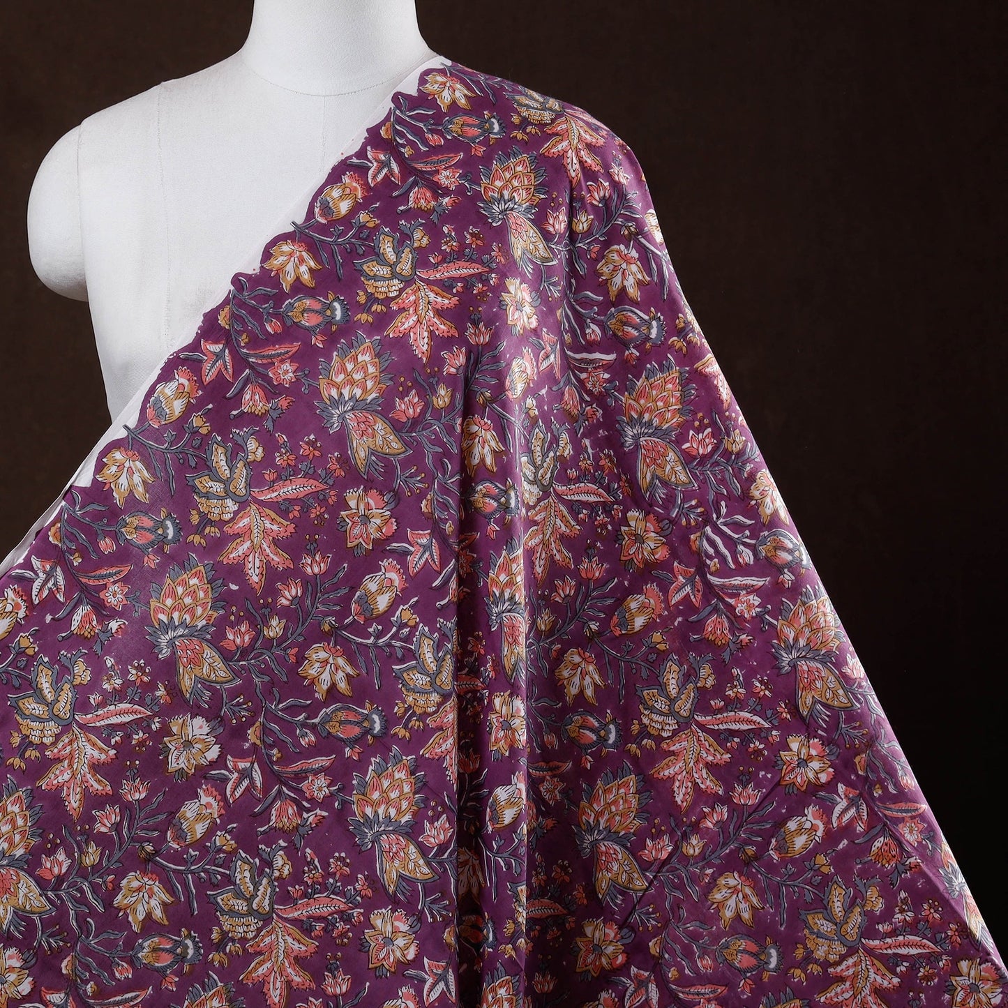 Sanganeri cotton fabric 22 - handcrafted