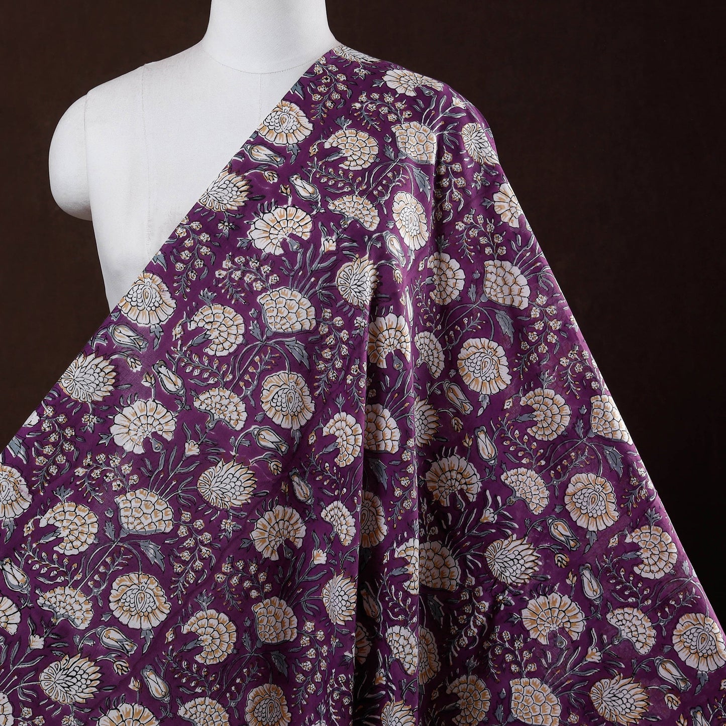 Sanganeri cotton fabric 23 - handcrafted