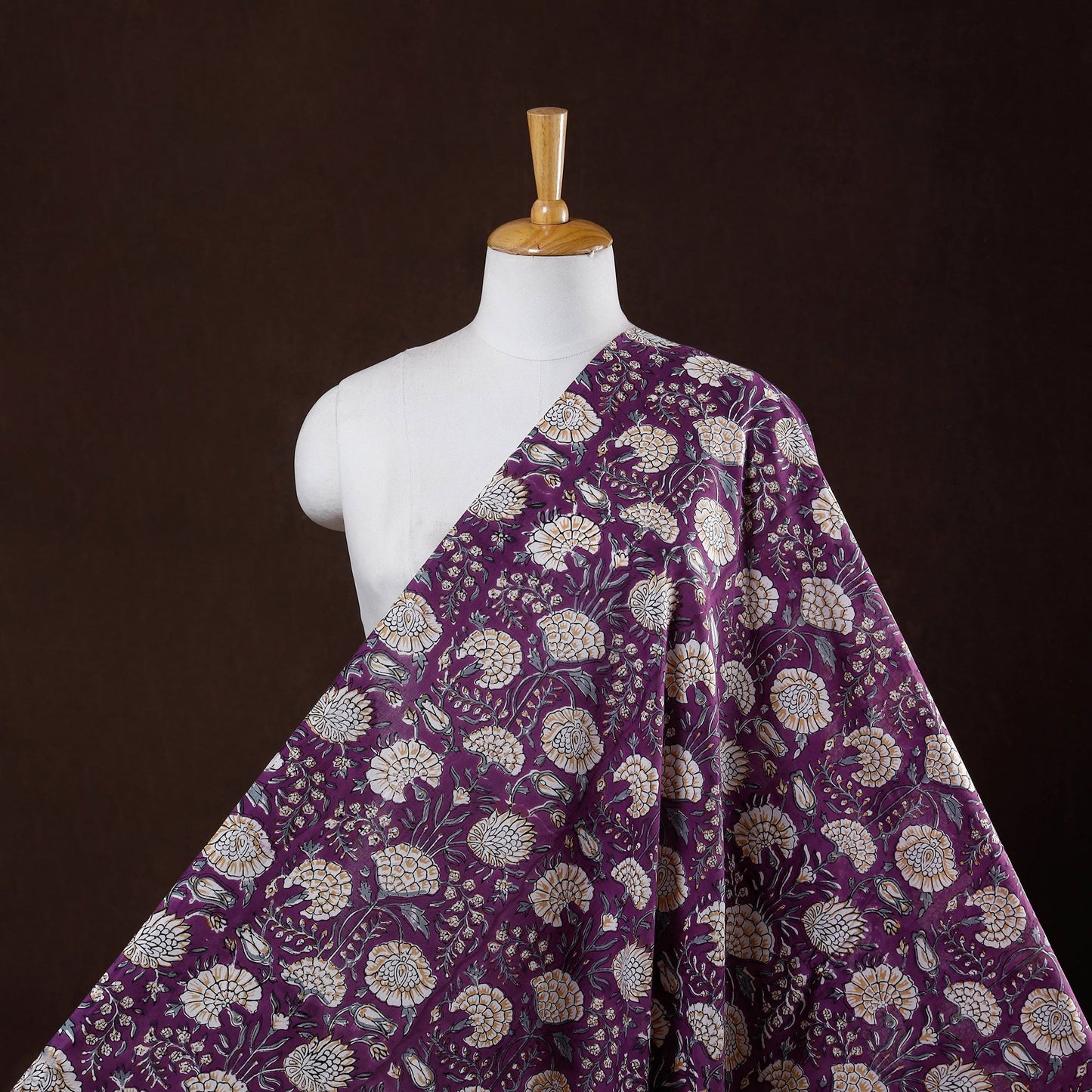 Sanganeri cotton fabric 23 - handcrafted