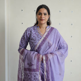 Buy Sanganeri Block Print Suit Set Shop Now Online in India