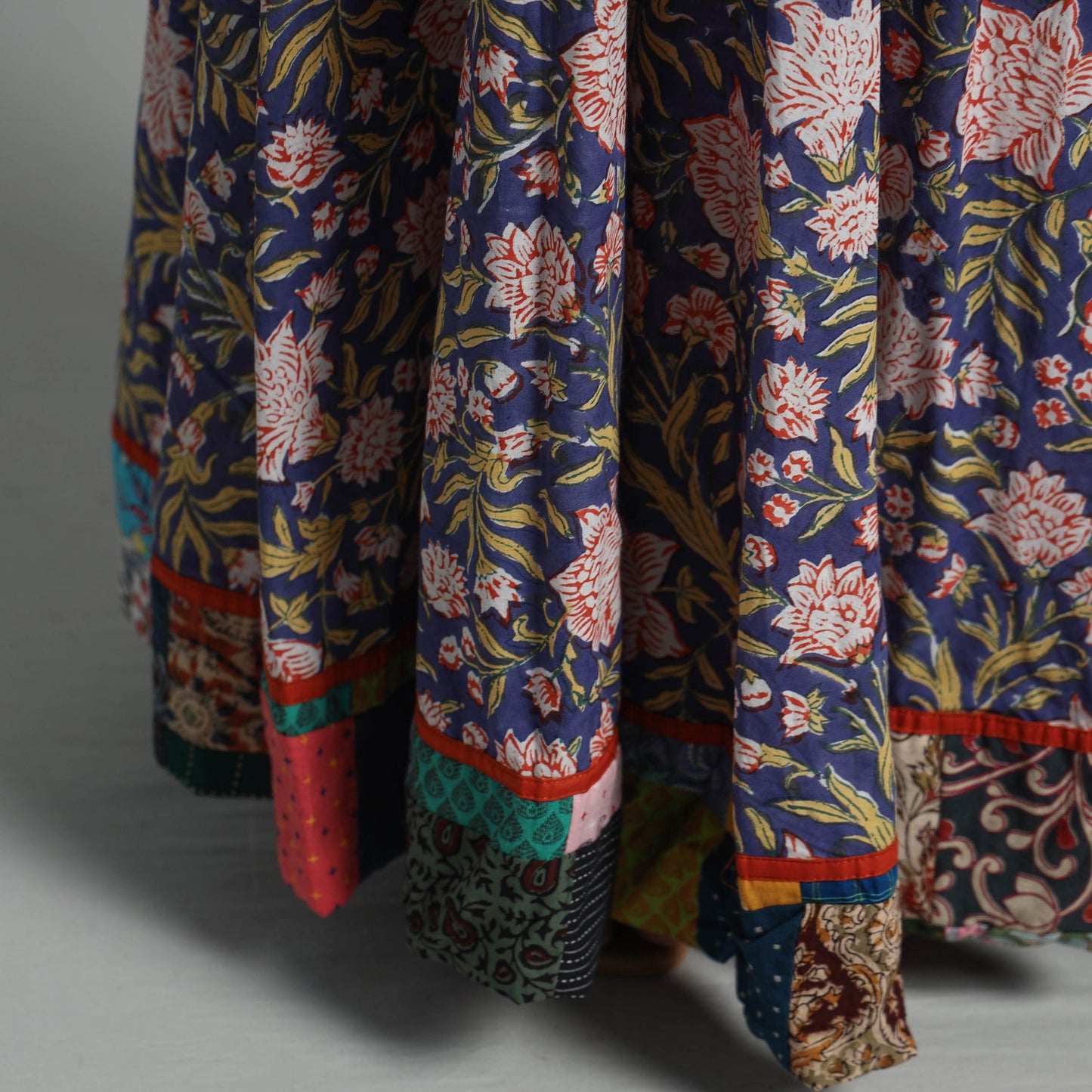 Sanganeri Block Print Cotton Long Skirt