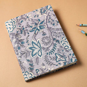 Bagru Fabric Cover Handmade Paper Notebook