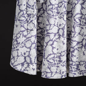 Sanganeri hand cotton wrap around skirt 44 - handcrafted