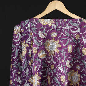 Sanganeri hand cotton wrap around skirt 63 - handcrafted