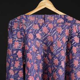 Sanganeri hand cotton wrap around skirt 77 - handcrafted