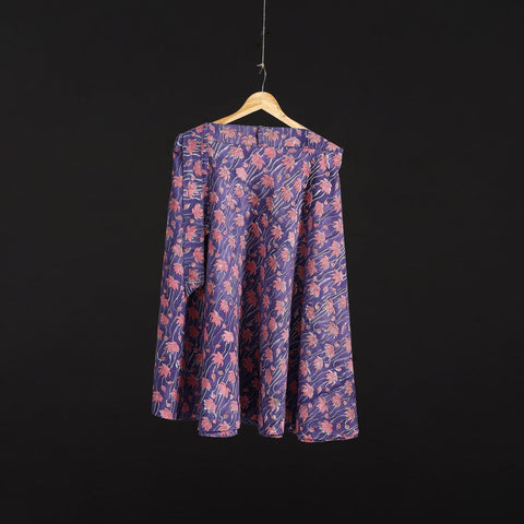 Sanganeri hand cotton wrap around skirt 77 - handcrafted