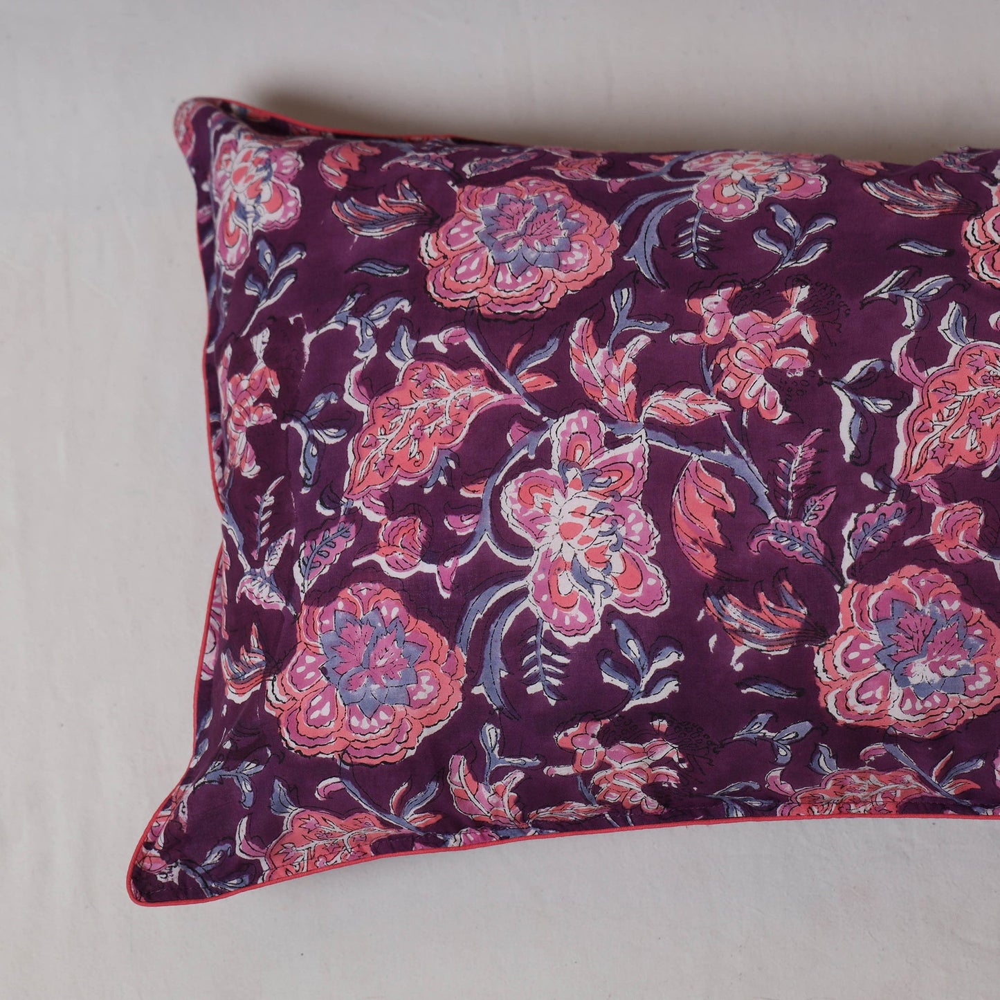Sanganeri hand block print pillow cover (set of 2) 15