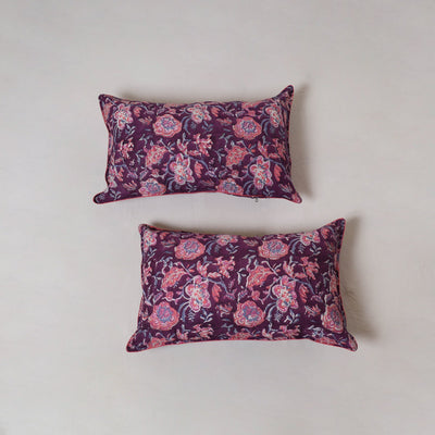 Sanganeri hand block print pillow cover (set of 2) 15