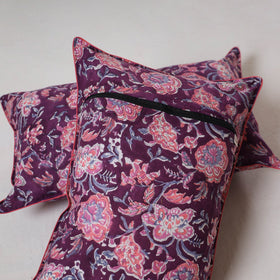 Sanganeri hand block print pillow cover (set of 2) 15