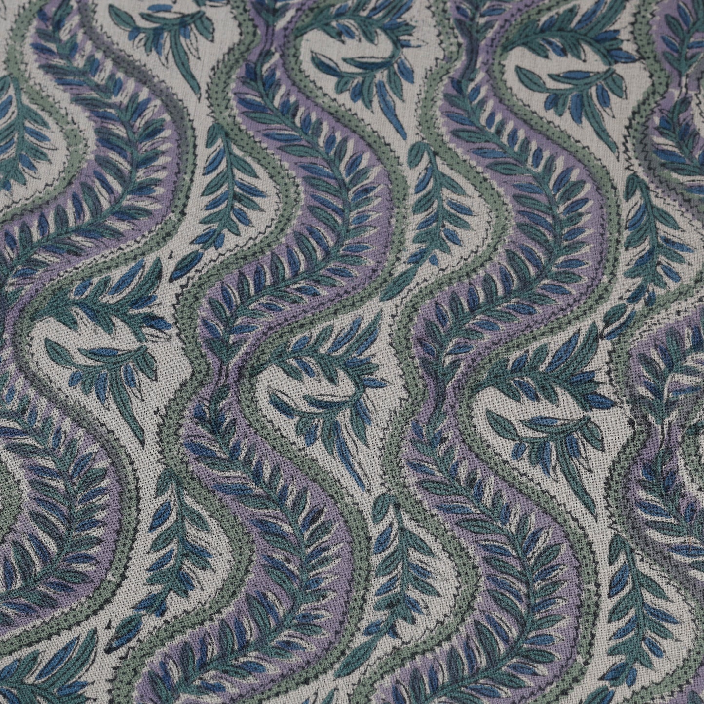 Sanganeri handloom pure wool fabric 01 - handcrafted