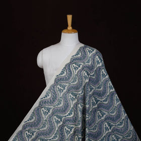 Sanganeri handloom pure wool fabric 01 - handcrafted