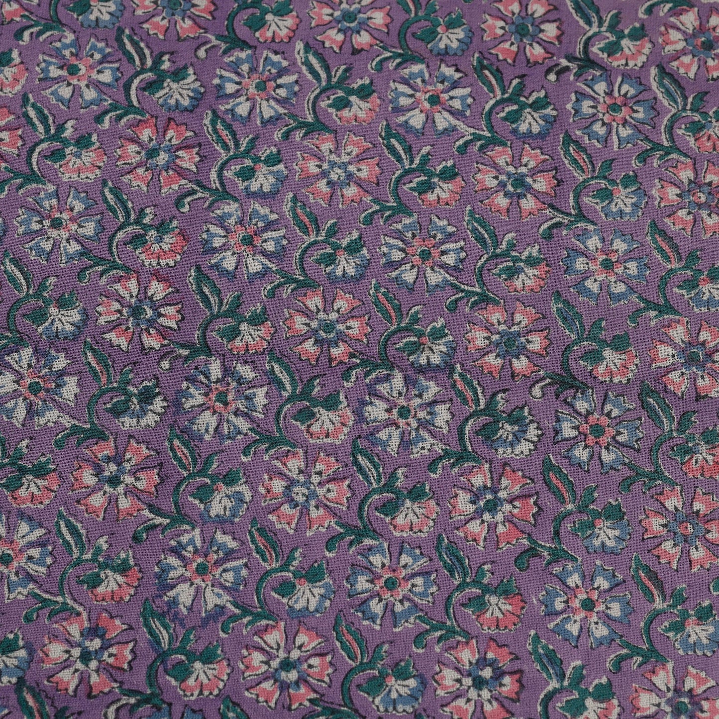 Sanganeri handloom pure wool fabric 02 - handcrafted