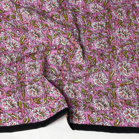  Sanganeri Block Printed Tagai Work Cotton Stole Online at iTokri.com