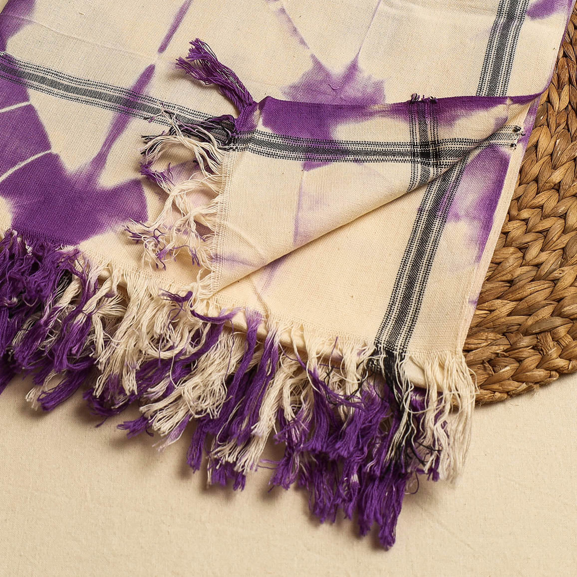  Shibori Tie-dye Cotton Bath Towel 