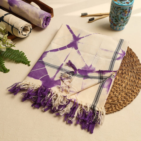  Shibori Tie-dye Cotton Bath Towel 